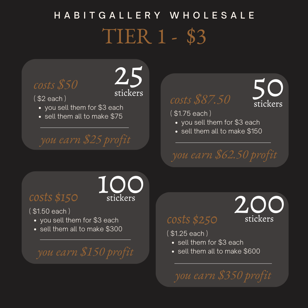 ☆WHOLESALE☆ Crying Moth Sticker