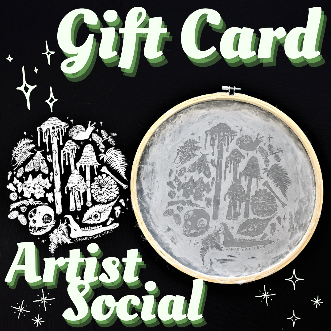 ☆Gift Card☆ Handmade Screen Printing Workshop & Artist Social