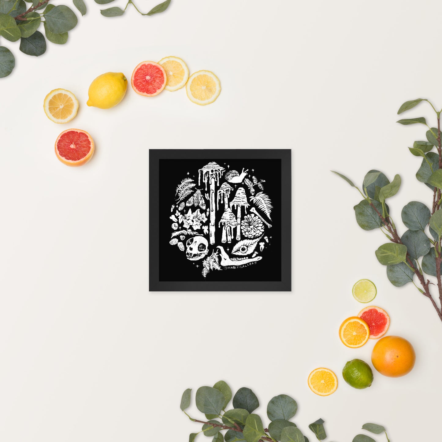 ☆POD☆ Mushroom Framed Poster