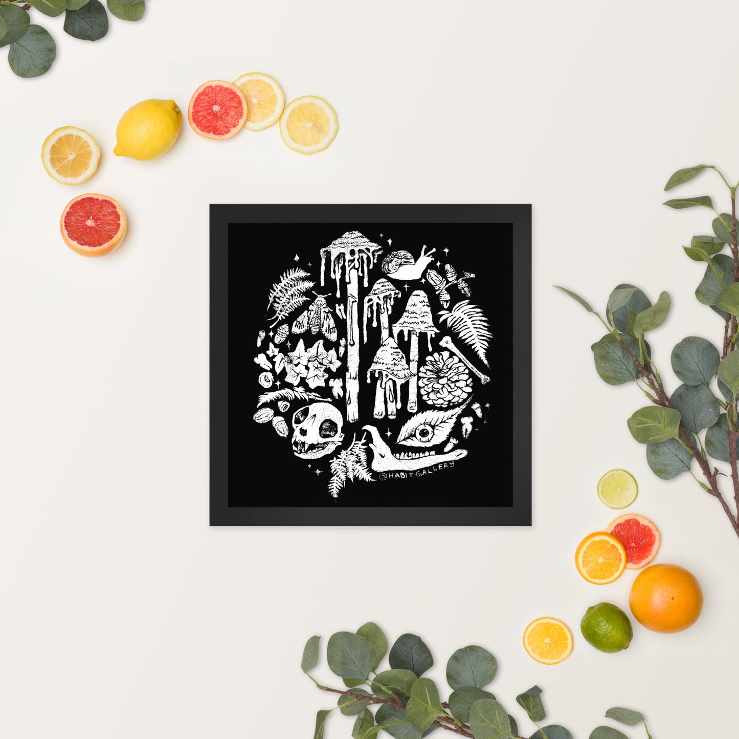 ☆POD☆ Mushroom Framed Poster