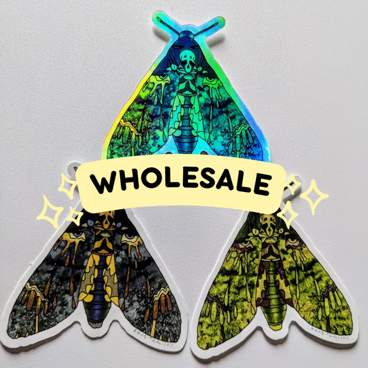 ☆WHOLESALE☆ Crying Moth Sticker
