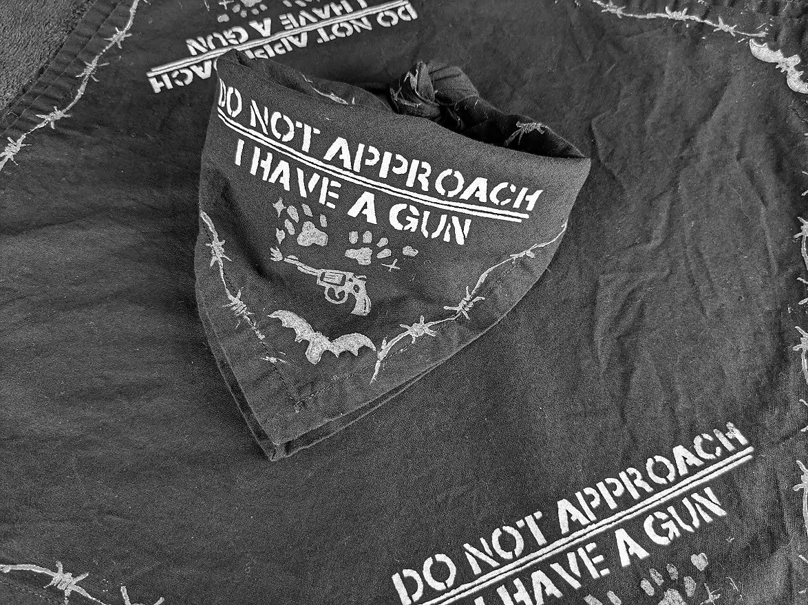 Do Not Approach Pet Bandana